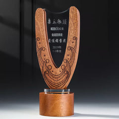 Customized Enterprise Individual Staff Award Wooden Craft