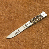 D2 tool steel Filipino Balisongs butterfly Stainless Steel Brass with Deer Horn Inserts