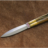 D2 tool steel Filipino Balisongs butterfly Stainless Steel brass with bone Inserts