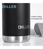 Double Wall Insulated Stainless Steel Metal Thermal Vacuum Flask Tea Thermos - Gifto Graphics