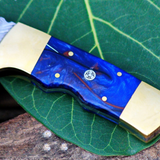 Galaxy Knife 9? Long 4?Blade ? 8 oz Hunting Fixed Blade Bowie Skinner Survival Handmade Damascus Knife