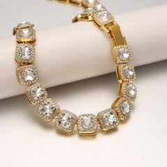 Gold plated stainless steel bracelets for women jewelry