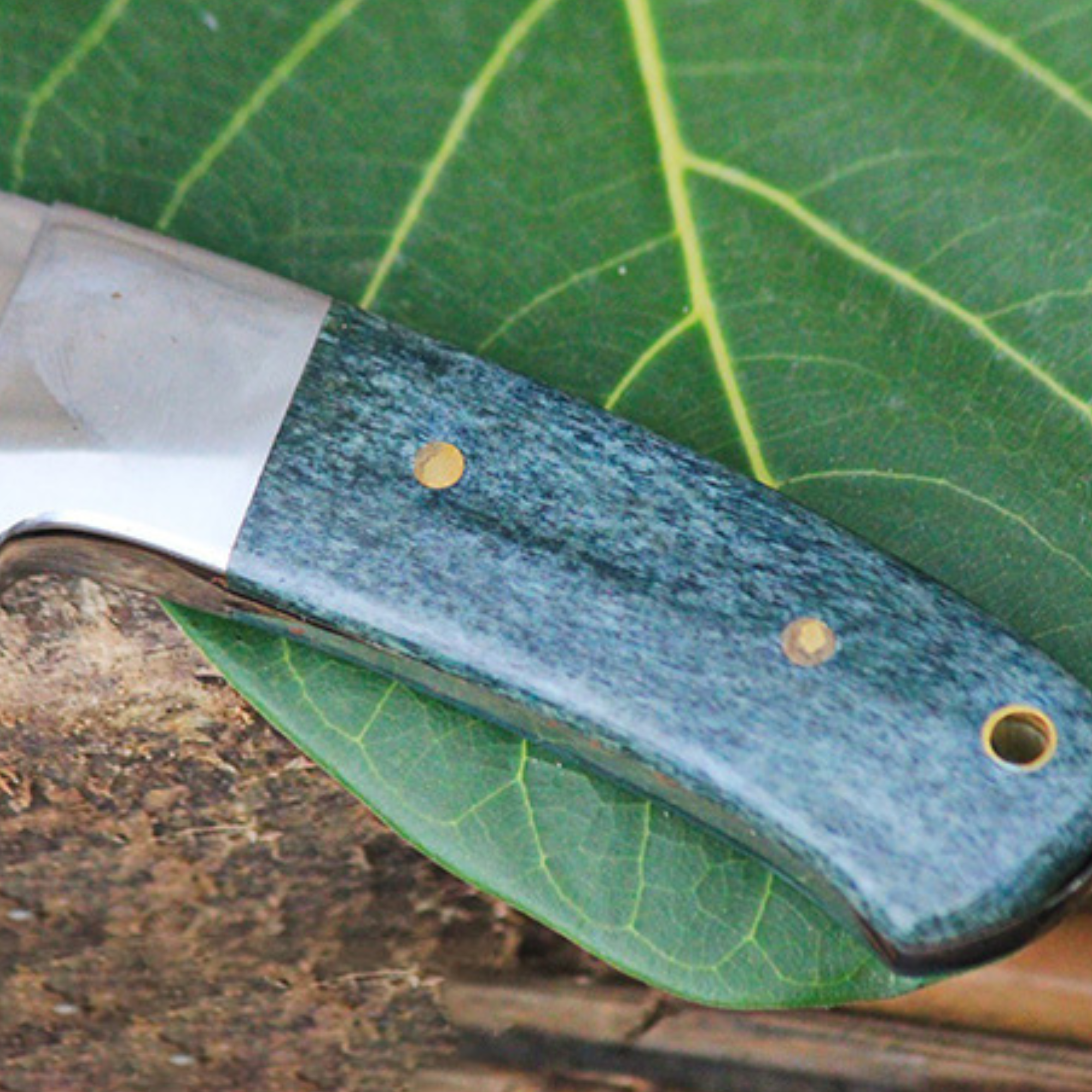Green Fish Knife 9? Long 4.5?Blade ? 9oz 440c stainless steel Hunting Fixed Blade Bowie Skinner Survival Handmade Knife