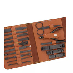 PU leather Nail Clipper Case Personal Care Manicure Set