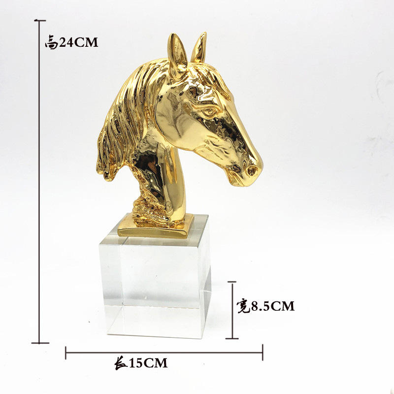 Crystal Horse  engraving