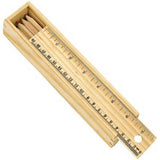Wood Color Pencils in Wooden Box