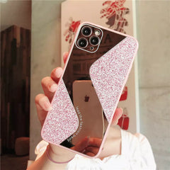 Luxury Makeup Mirror Phone Case For iPhone