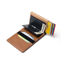 Leather Card Holder Wallet For Men Cheap Wallet Money Purse