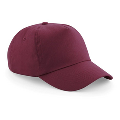 Heavy Brushed Cotton Cap 5 Panels With Velcro(Self-Strap)