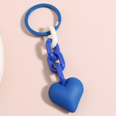 Handmade Heart Key chains Acrylic Plastic For Women Girls
