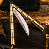 High Carbon Steel Filipino Balisongs butterfly Brass
