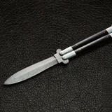 High Carbon Steel Filipino Balisongs butterfly Brass with Stainless Steel with roseWood Inserts