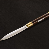 High Carbon Steel Filipino Balisongs butterfly Brass with ebony Wood Inserts
