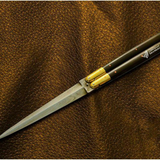High Carbon Steel Filipino Balisongs butterfly Brass with rose Wood Inserts