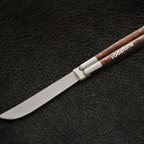 High Carbon Steel Filipino Balisongs butterfly Stainless with walnut wood and burl wood Inserts