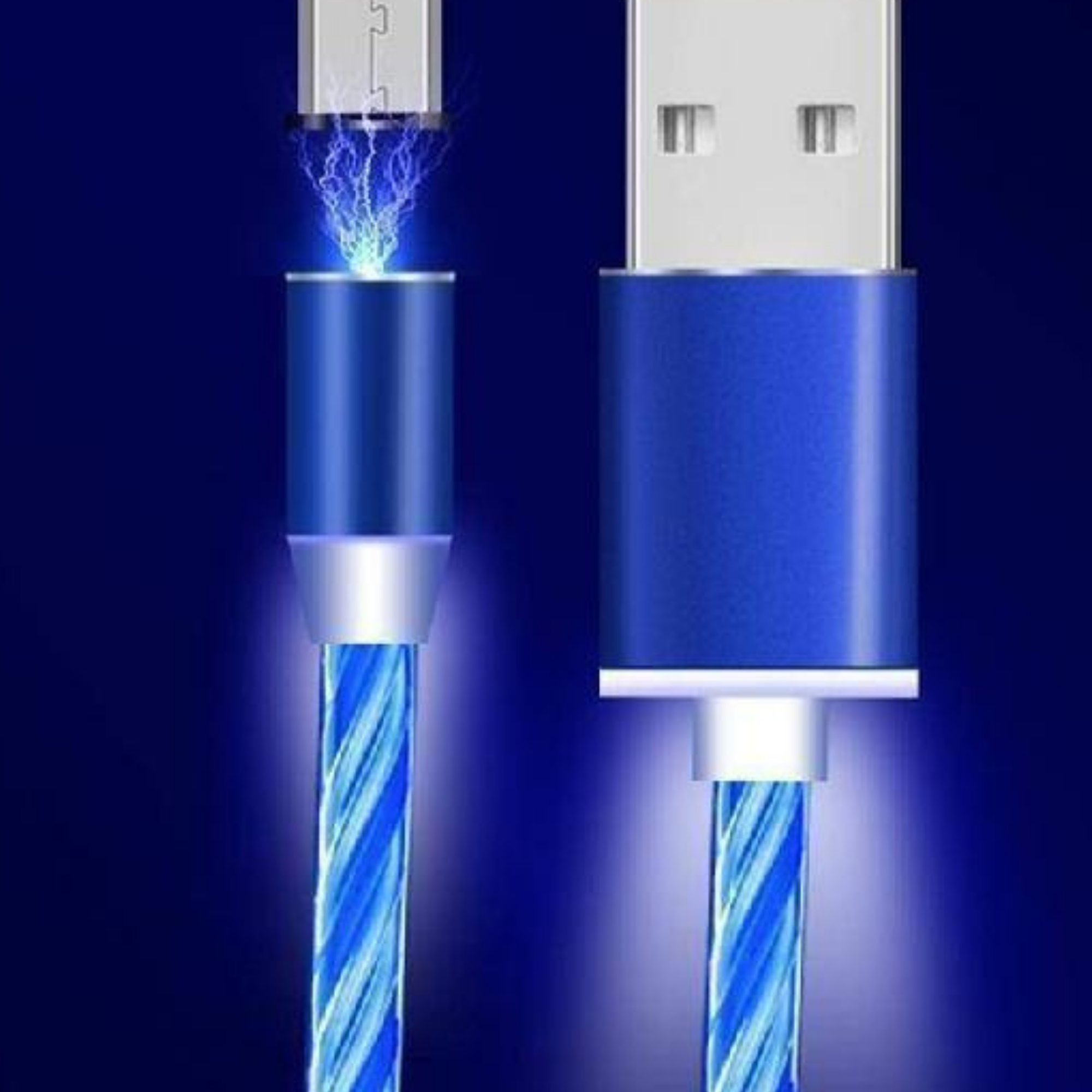 LED Glowing 3 in 1 USB Magnetic Cable