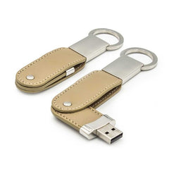 Leather Key Chain USB Flash