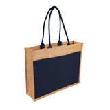 Trucs - Jute Bag with Canvas Pocket
