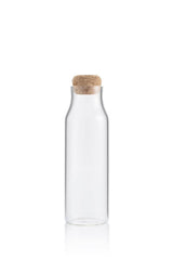 BERKA - Borosilicate Glass Bottle with Cork Lid