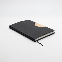 A5 Hard Cover Notebook with Folding Phone Stand