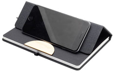STADE - A5 Hard Cover Notebook with Folding Phone Stand