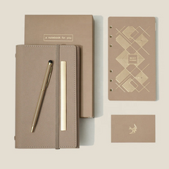 Notebook Gift Set 2022 Business Journal Pu Leather Cute Notebook
