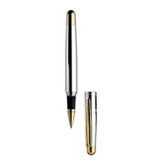 Otto Hutt Rollerball Pen With Gold Plated Fittings