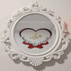 Oval Mirror Personalised with your laser engraved name/logo or Photo printing - Gifto Graphics