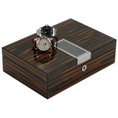 Luxurious Ebony Lacquered Corporate Wooden Box - Gifto Graphics