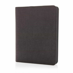 POWERBOOK - XD Notebook Portfolio with 3000mAh Powerbank