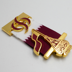 Qatar National Day Lapel Pin badge with magnet