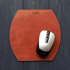 Real Leather Customized Colored Mouse Pad