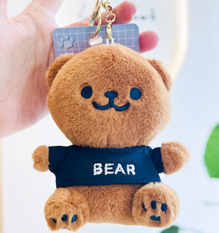Soft Plush Bear Toy Keychain