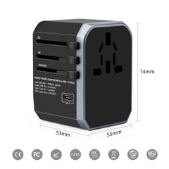 Electrical Smart Universal Travel Adapter with Type-C - Gifto Graphics