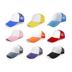 Two Tone Polyester Mesh Back Trucker Hats