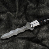 High Carbon Steel Filipino Balisongs butterfly Brass with Stainless Steel with ebony Wood