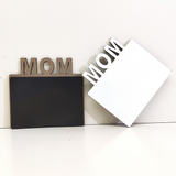 Sublimation Wood Fridge Magnet MOM, DAD, BABY