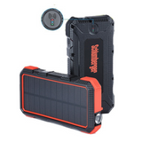 Waterproof Fast Charging Wireless 18W Solar Power Bank