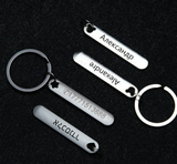 Phone Number Keychains Cute Hollow Out Animals Personalized