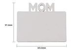 Sublimation Wood Fridge Magnet MOM, DAD, BABY